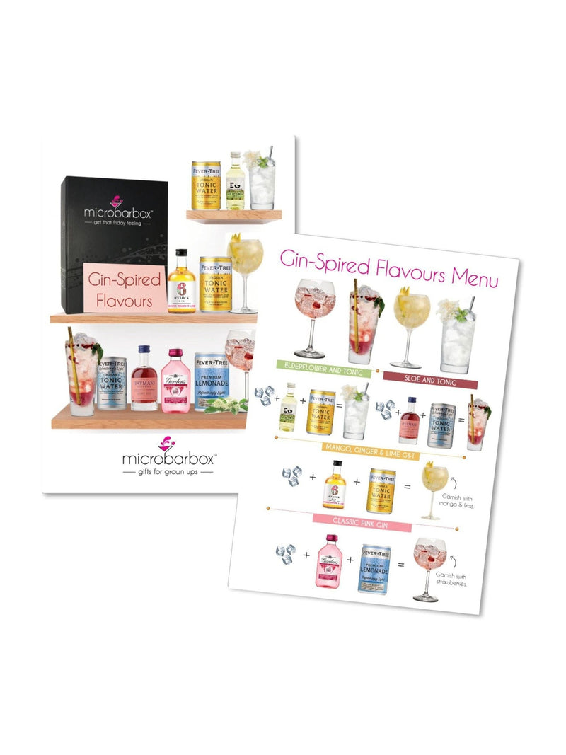 MicroBarBox Gin-Spired Flavours Set, imported from the UK