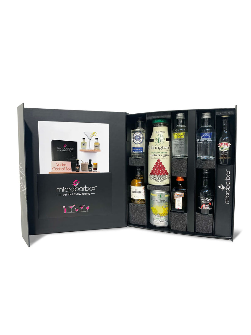 MicroBarBox Vodka Cocktail Set in Premium Gift Box