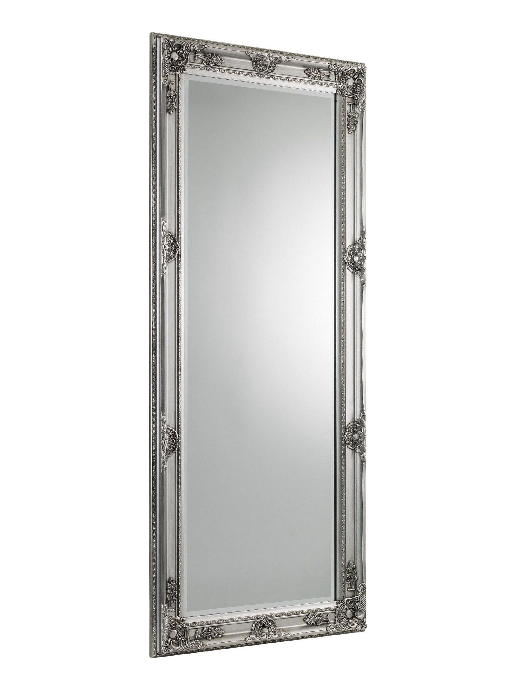 Julian Bowen pewter grey dress mirror 170cm, UK version