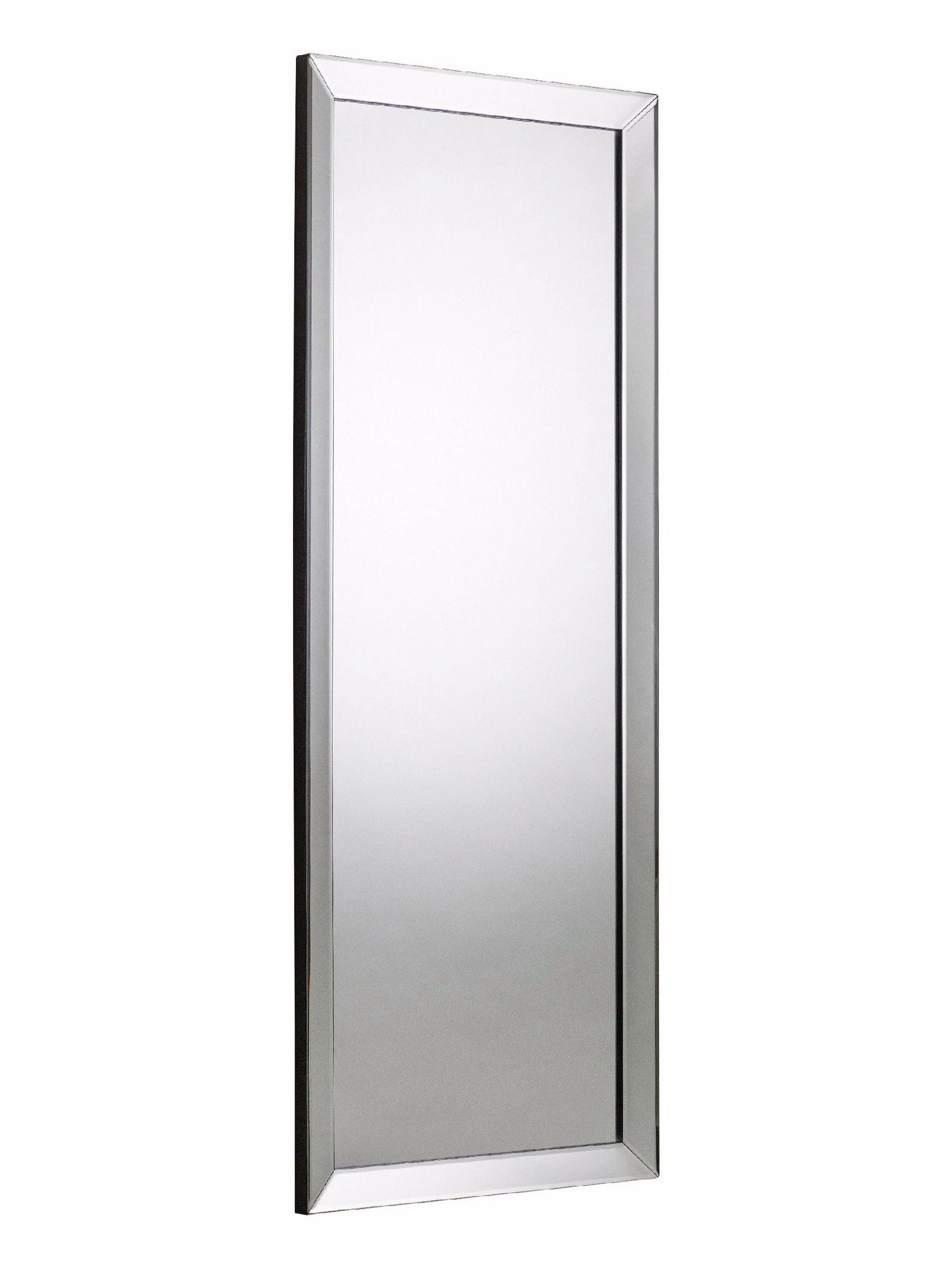 Julian Bowen Silver Soprano Lean-To Dress Mirror 170cm, UK version