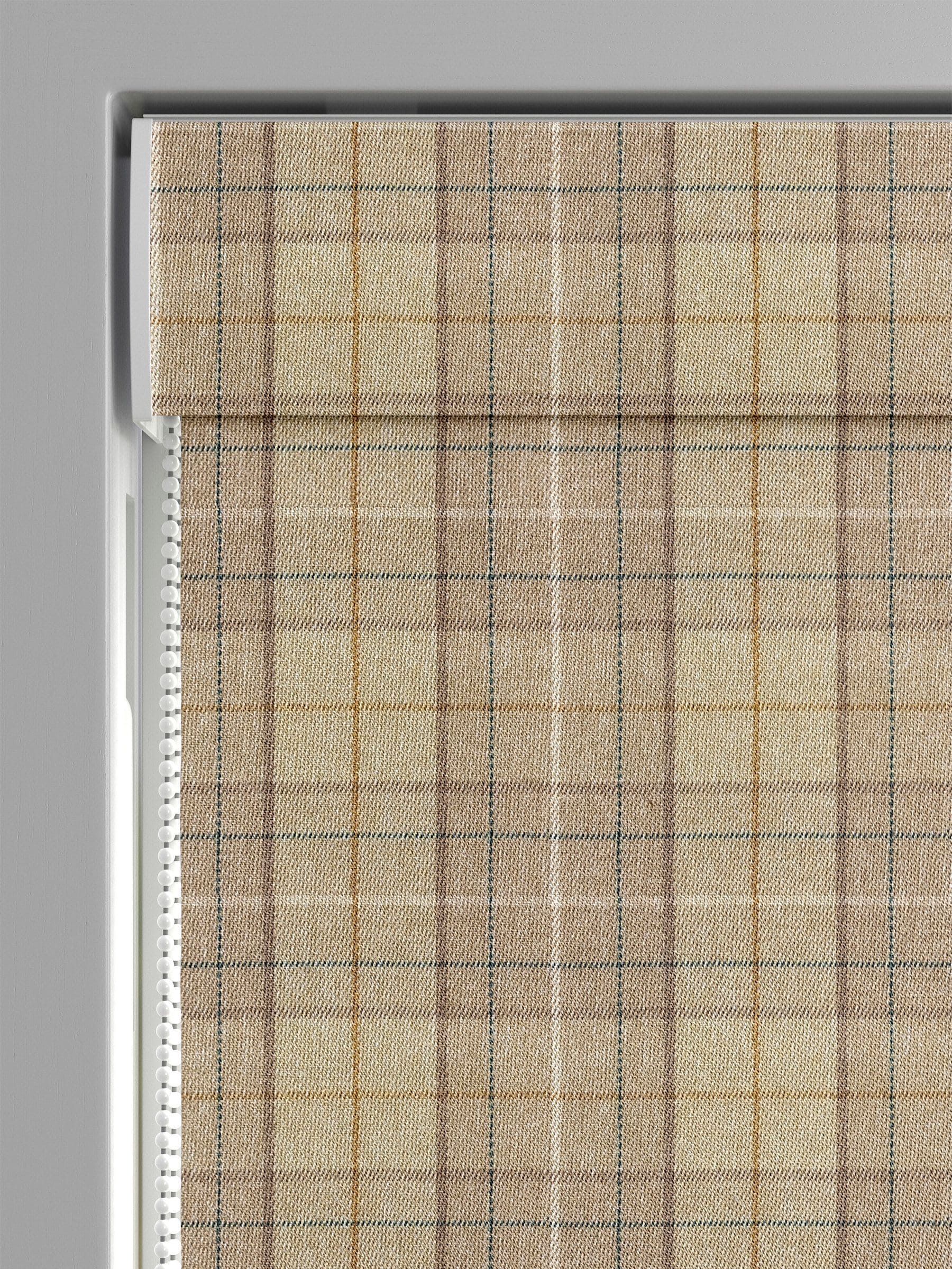 Laura Ashley Rollos gewebte Köper-Karo-Optik, maßgefertigt (britische Marke)