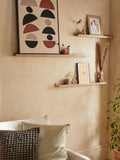Oak Picture Ledge Wall Shelf
