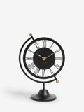 Black globe mantel clock - British product