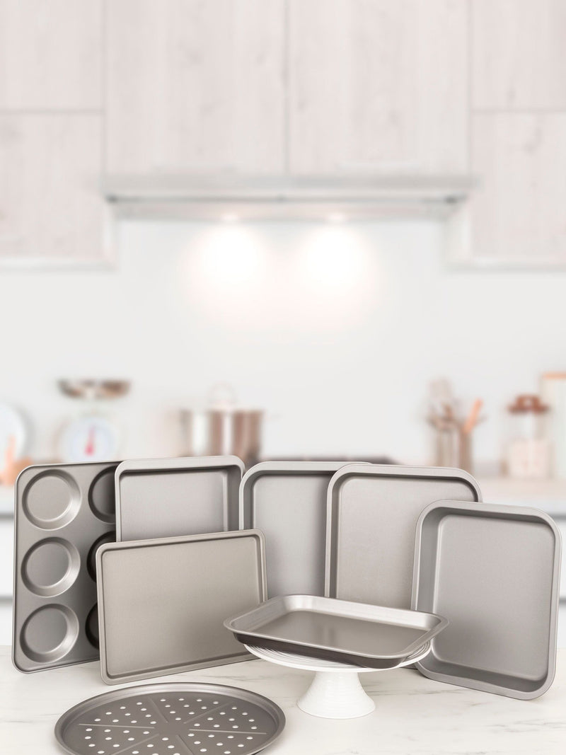 Wham Silver Baker Salt Roaster Tray 8 Piece Set (British brand)