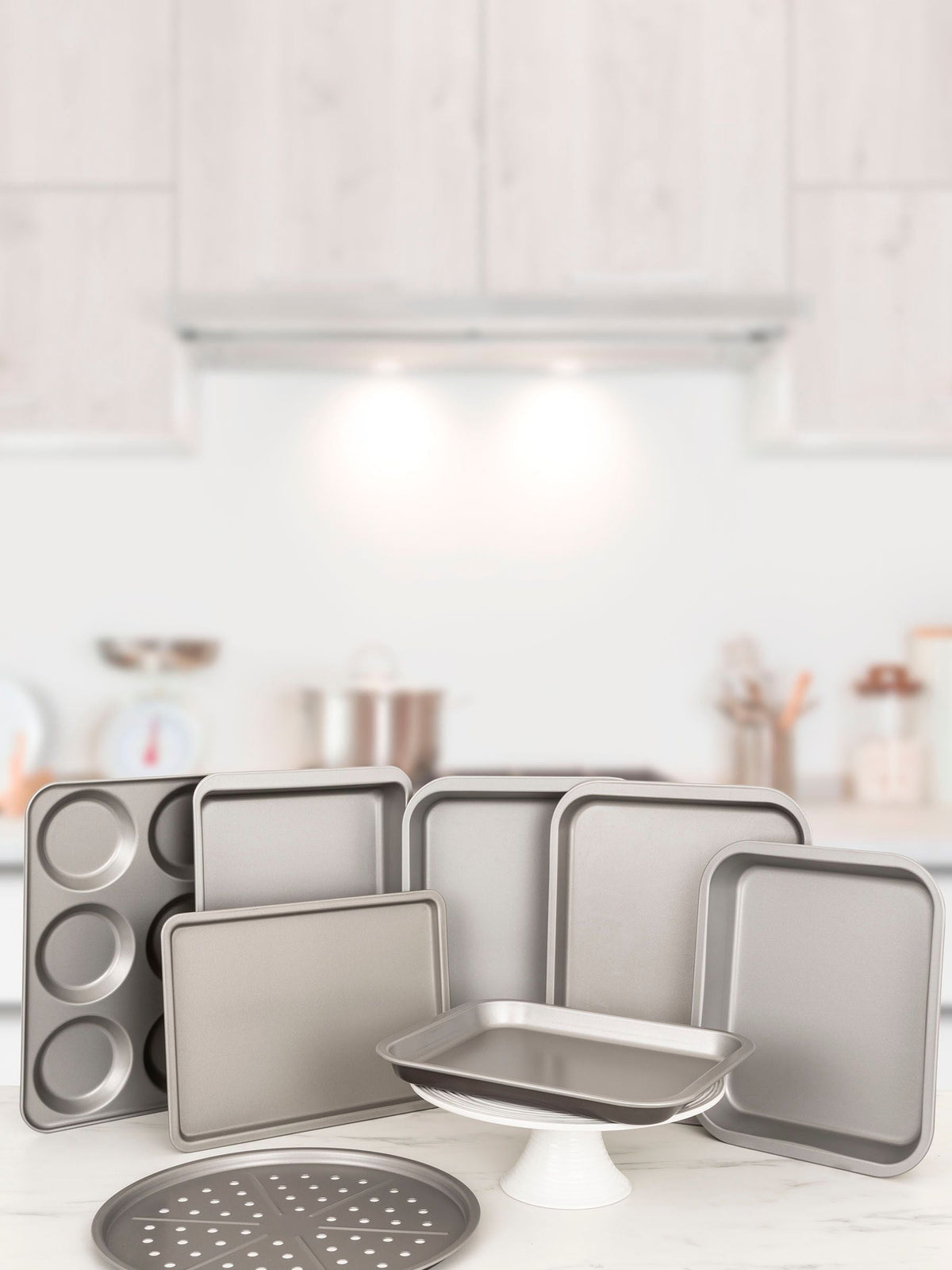 Wham Silver Baker Salt Roaster Tray 8 Piece Set (British brand)