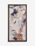 Natural abstract framed canvas wall art 120cm x 60cm, imported from the UK
