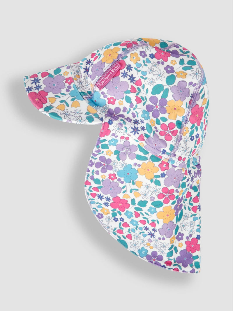JoJo Maman Bébé pink pastel floral sun hat (British brand)