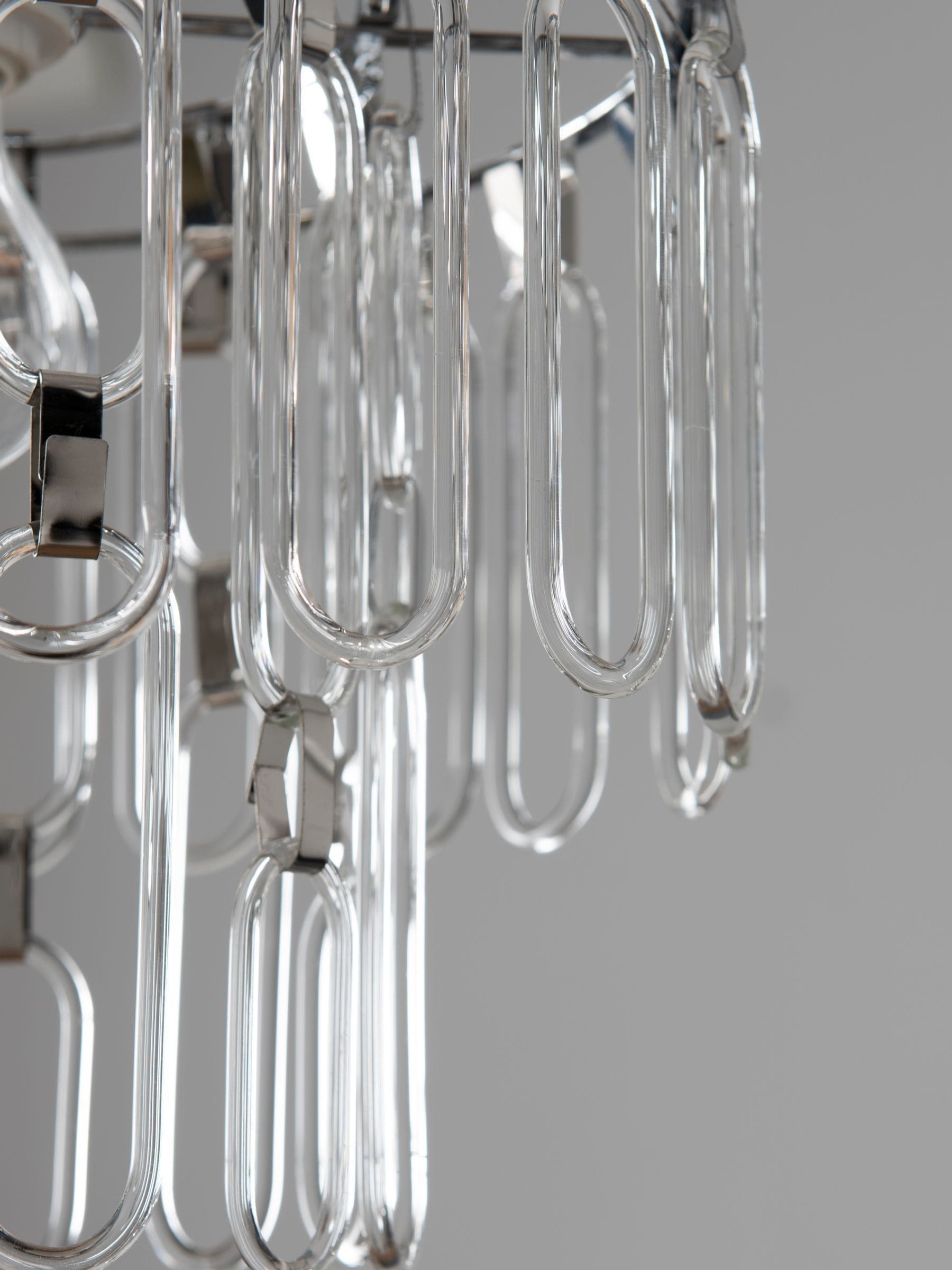 Clear Richmond glass droppers for chandelier - British product