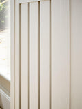 Cream oak effect Malvern radiator cover, imported from the UK