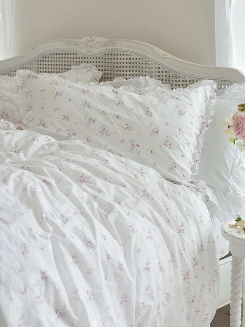 Shabby Chic Rosabelle Pink Print duvet cover set Single (British brand)