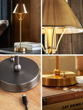 Hector Messing wiederaufladbare Tischlampe - Britisches Produkt