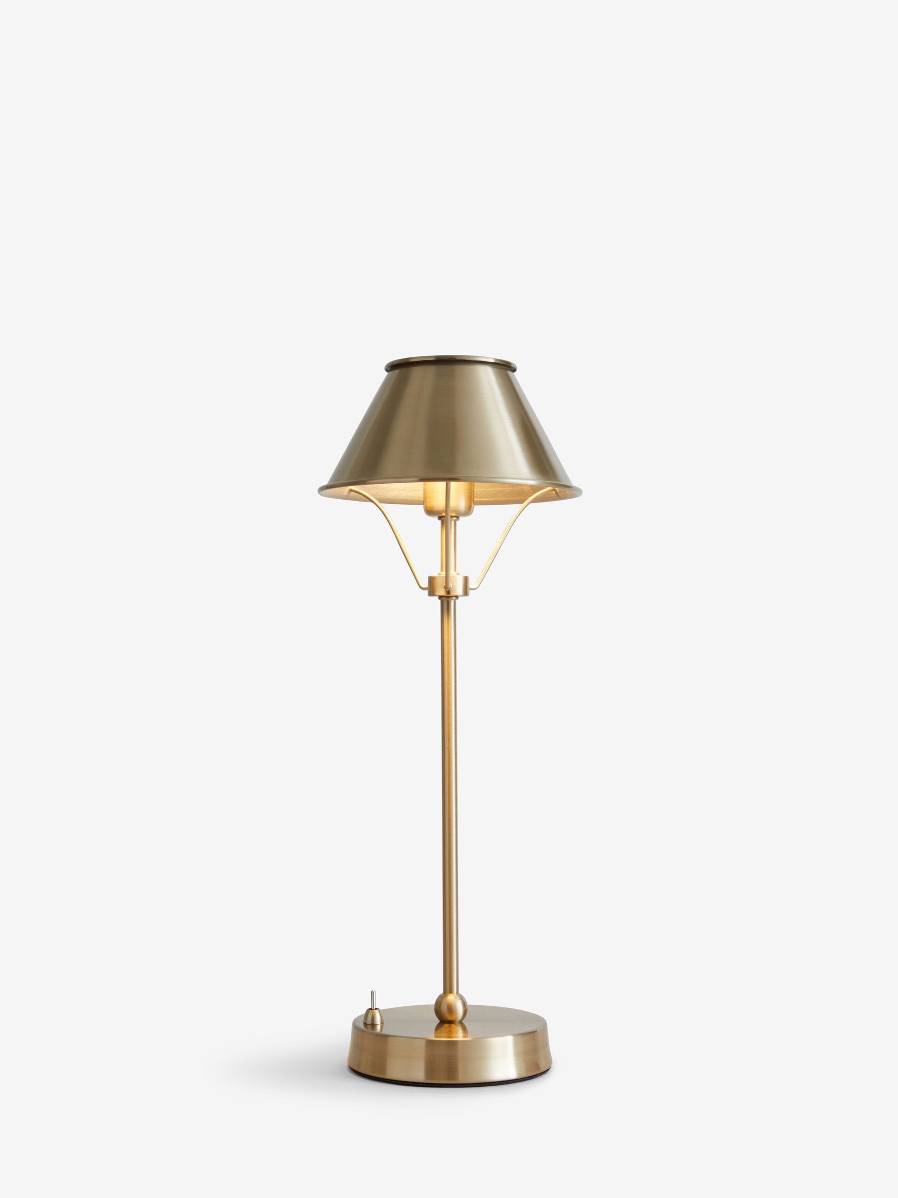Hector Messing wiederaufladbare Tischlampe - Britisches Produkt