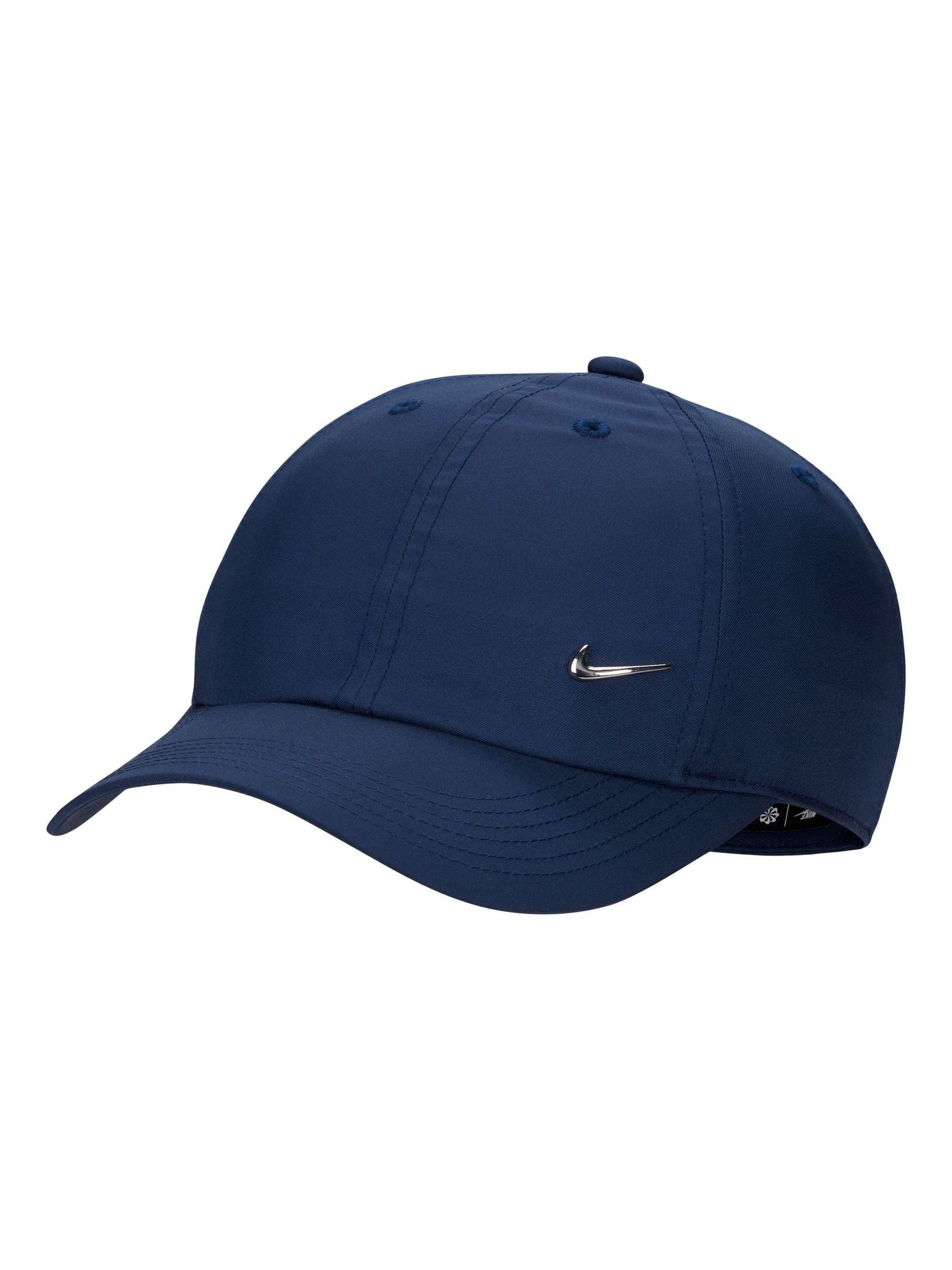 Nike Black Dri-FIT Club Kids Unstructured Metal Swoosh Cap