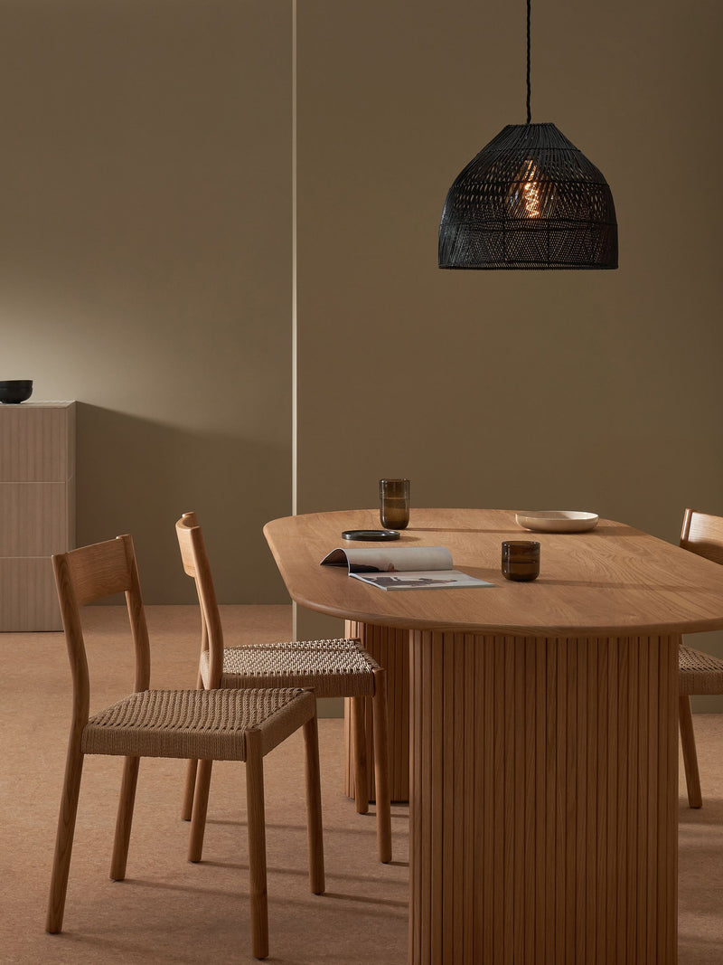 MADE.COM Dark Rattan Java Large Lamp Shade