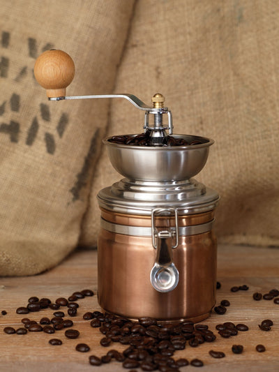 Nächster La Cafetière Kupferfarbene Handkurbel-Kaffeemühle - Online bei McGrocer kaufen