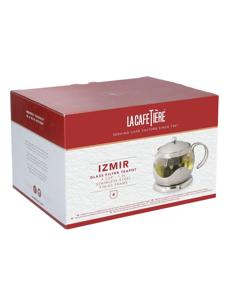 La Cafetière Silver Izmir 4 cup infuser teapot, UK version