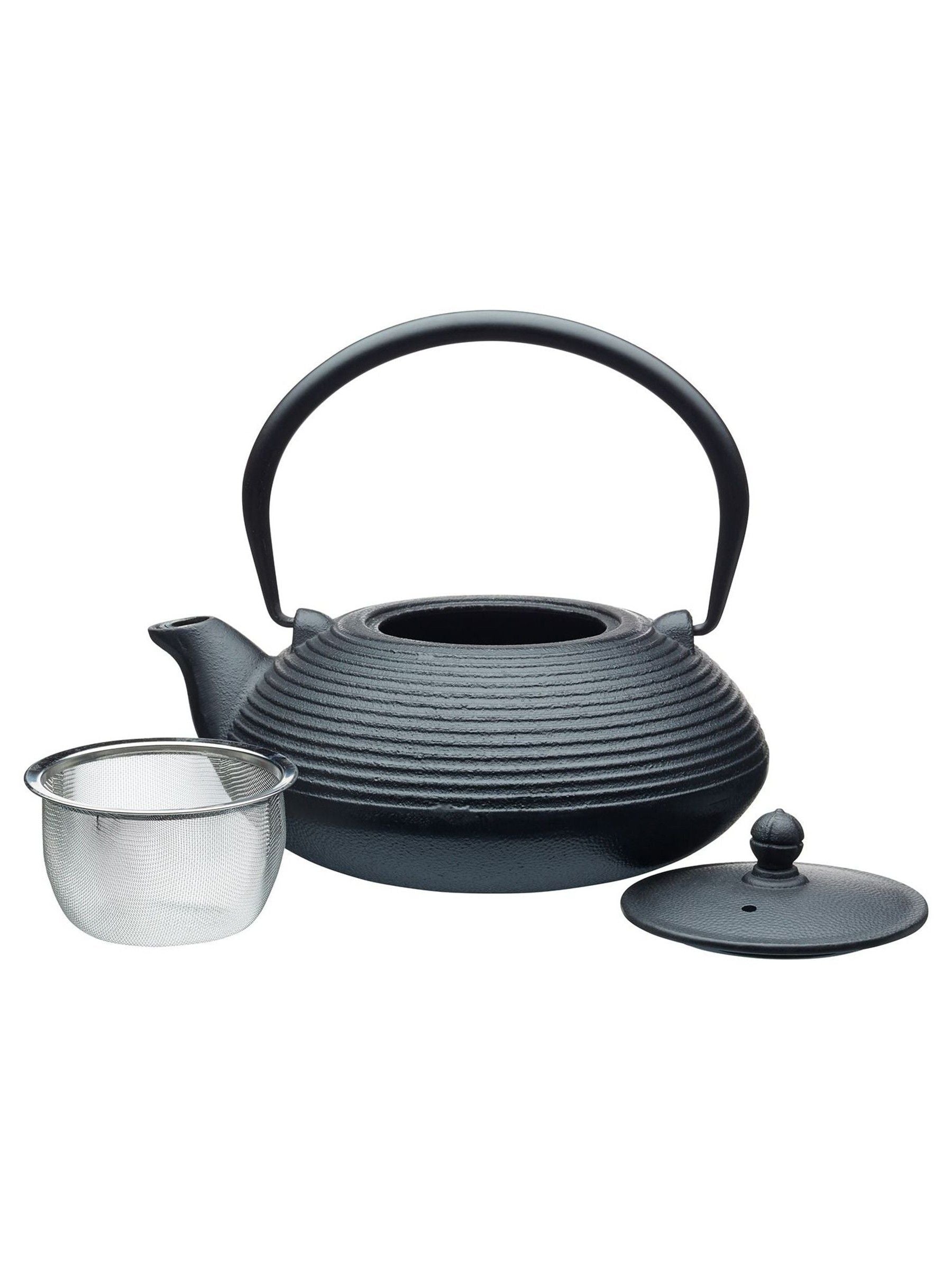 La Cafetière Black 5 Cup Cast Iron Infuser Teapot