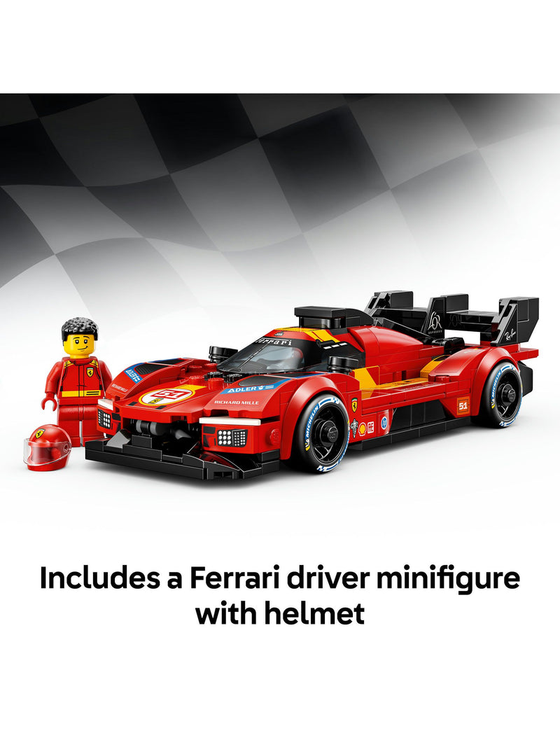 LEGO Speed Champions Ferrari 499P building set - British product