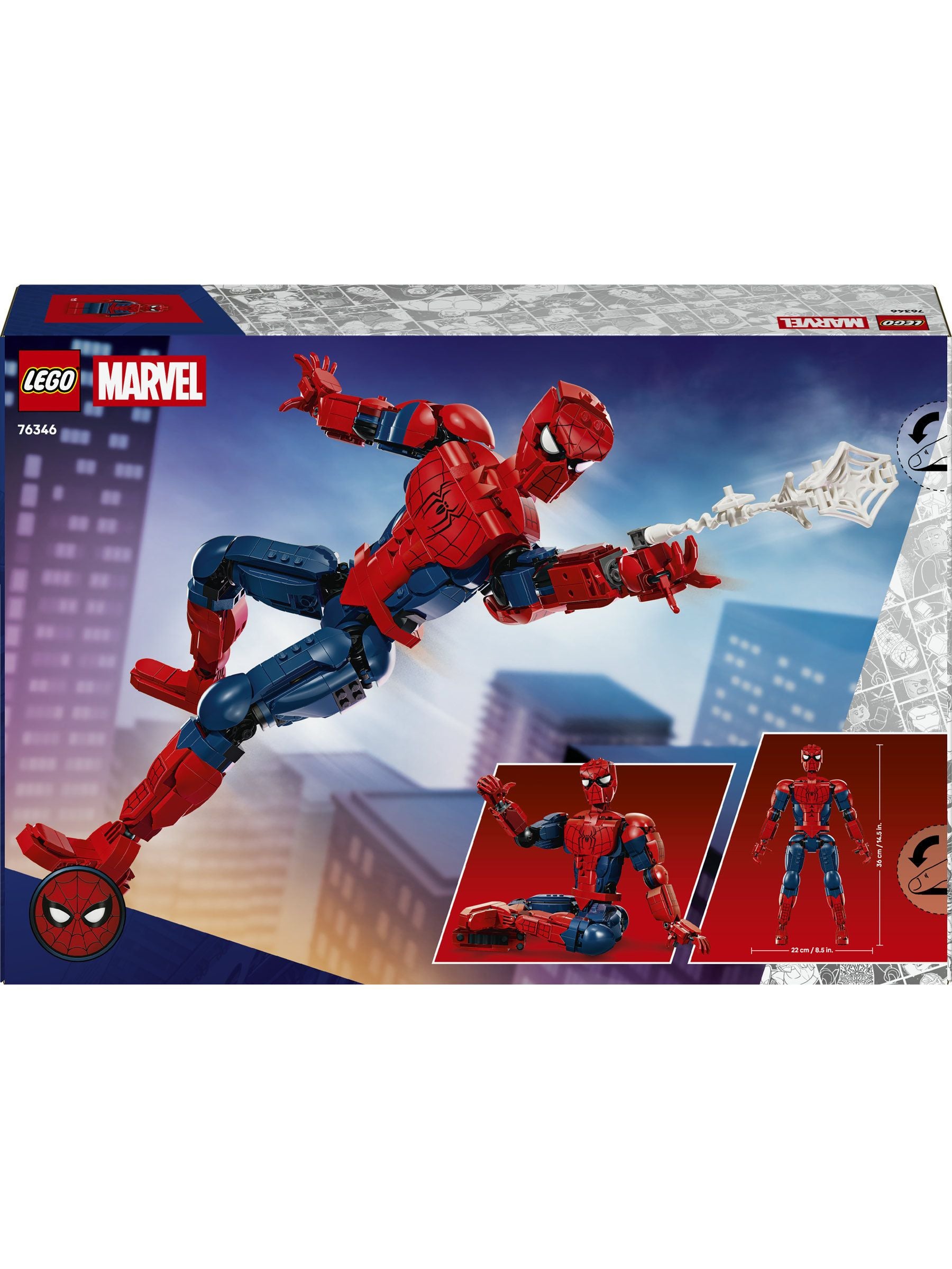 LEGO Spider-Man Hero Figure collectible building toy 36 cm (British brand)