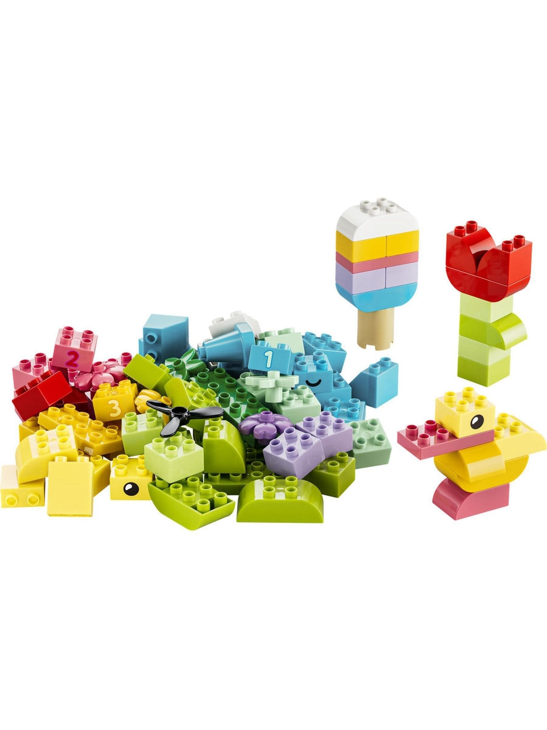 LEGO DUPLO Colourful Creative Box 80-piece building set, imported from the UK
