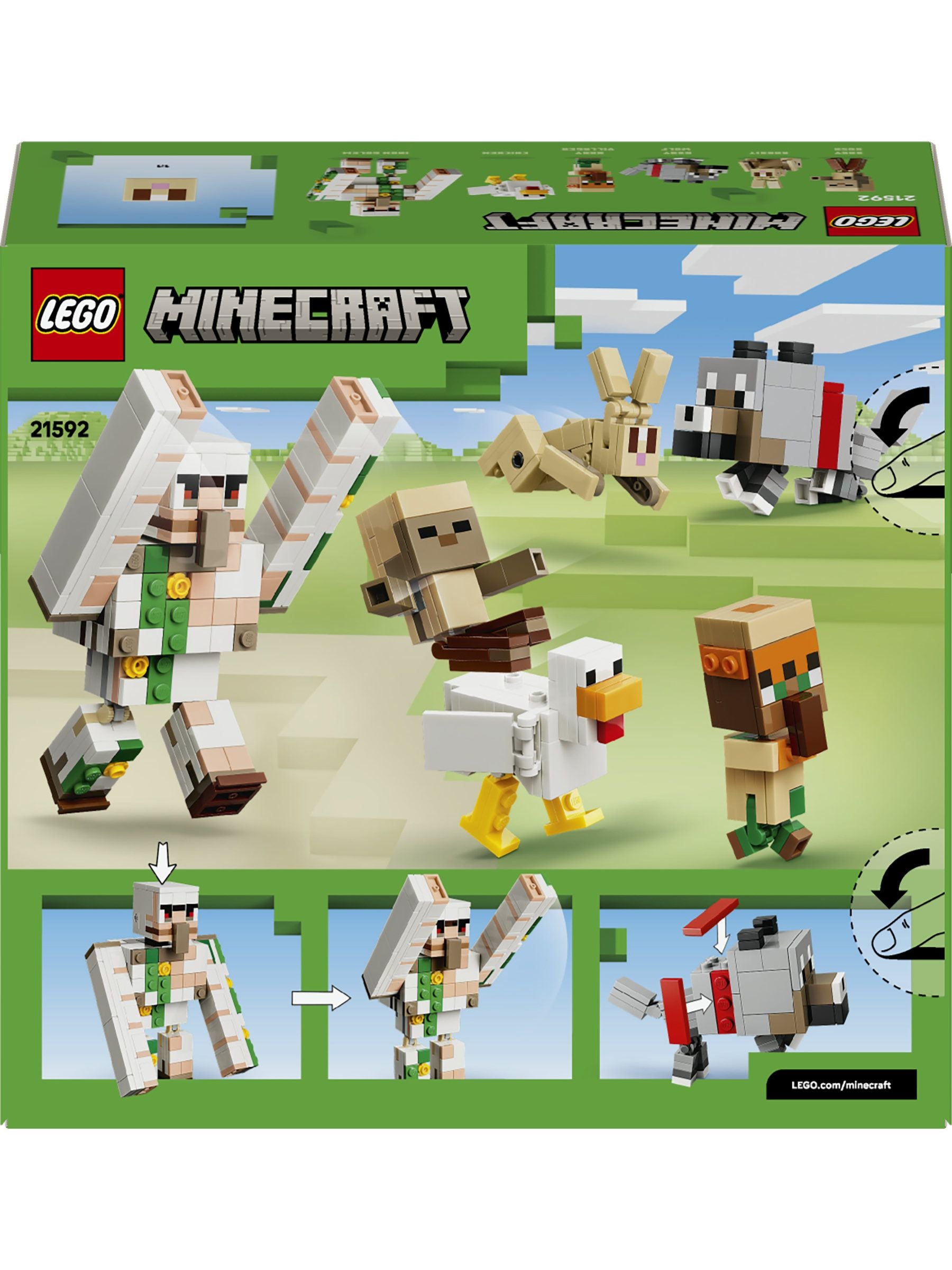 LEGO Minecraft Chicken Jockey Desert Attack building toy set - British product