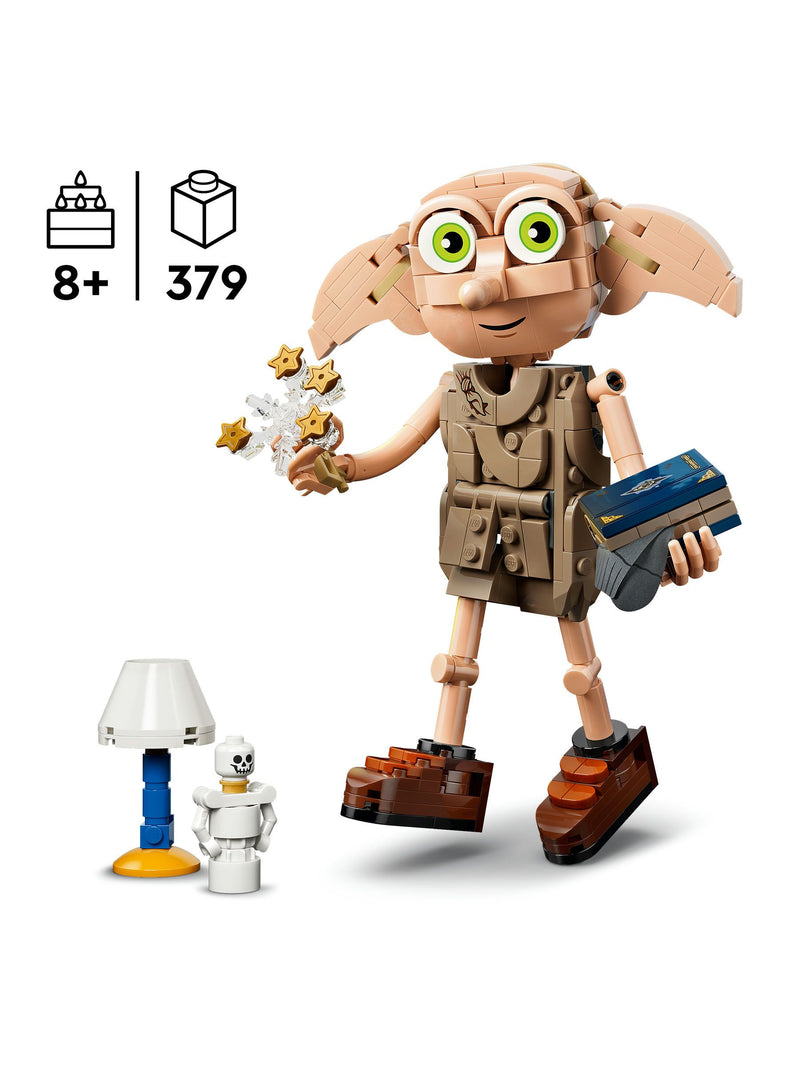 LEGO Harry Potter Dobby the Free Elf figure building set 76469 - British product
