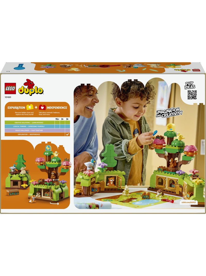 LEGO DUPLO Discovery Forest building toy with wild animals (British brand)