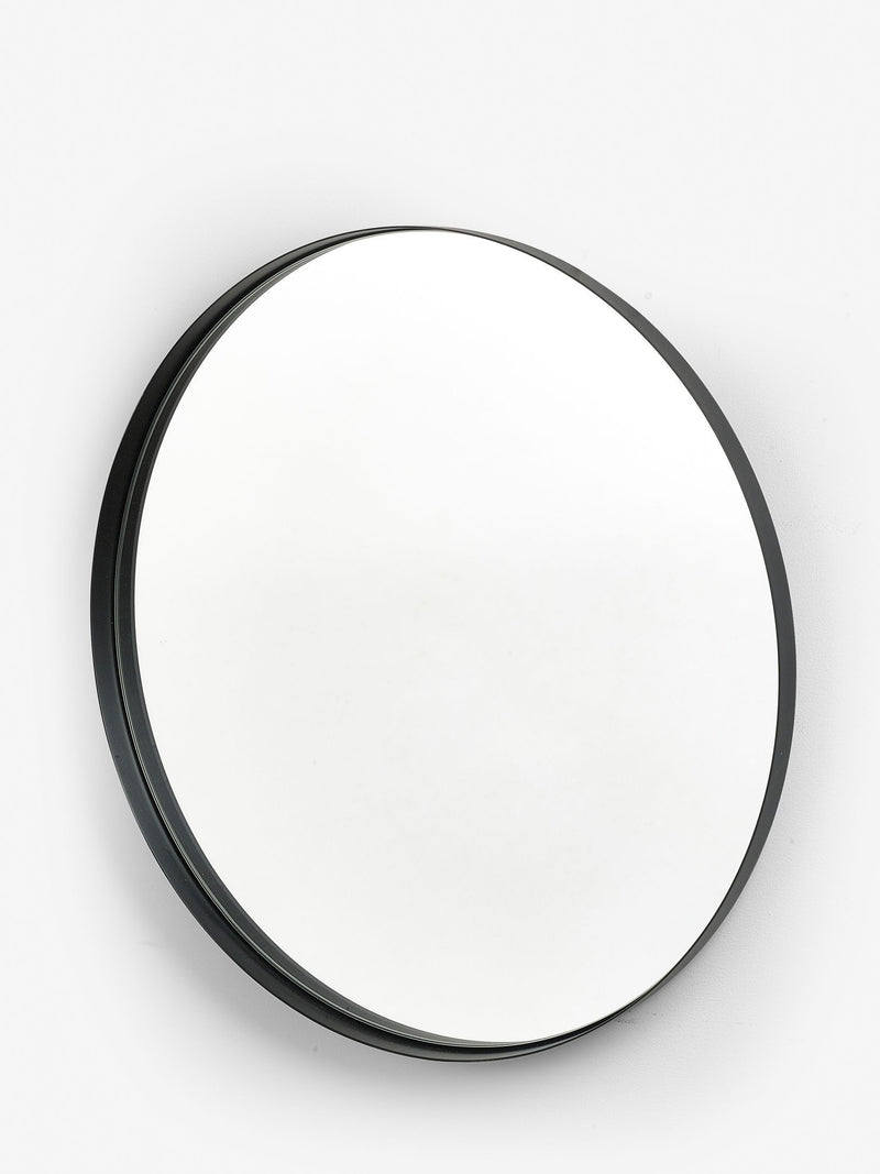 Silver chrome round wall mirror 50cm (British brand)