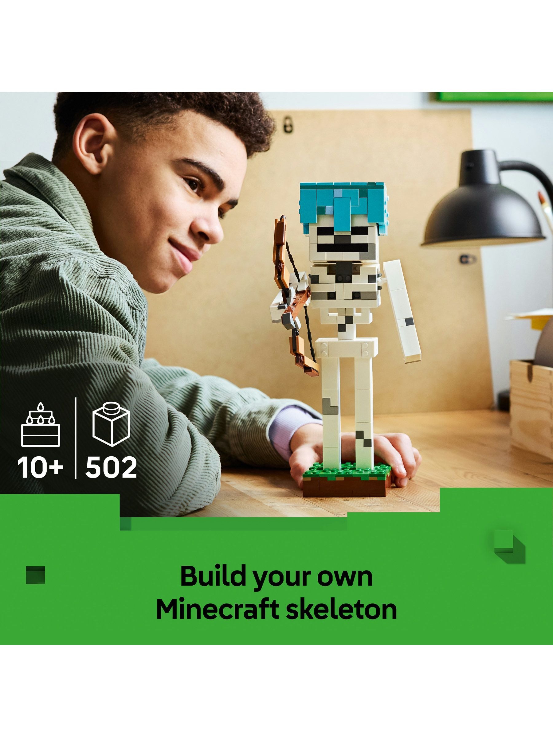 LEGO Minecraft Skeleton 21594 building toy (British brand)