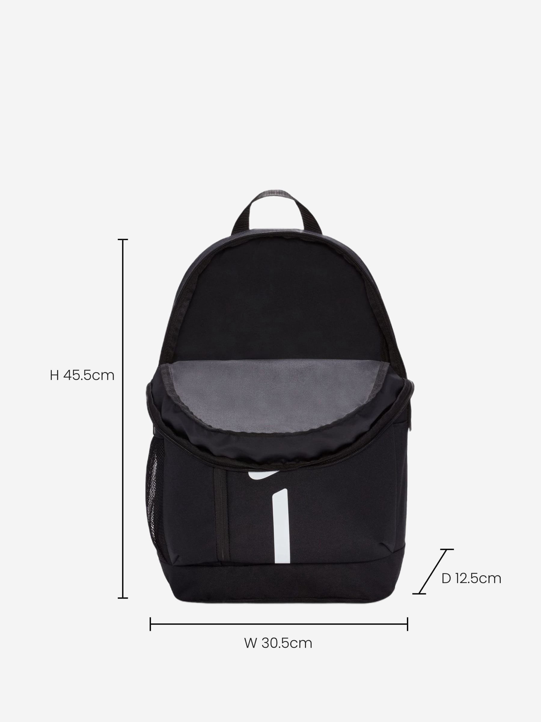 Nike schwarzer Fußballrucksack 22L (britische Marke)
