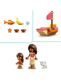 LEGO Disney Moana building set with house and boat (British brand)