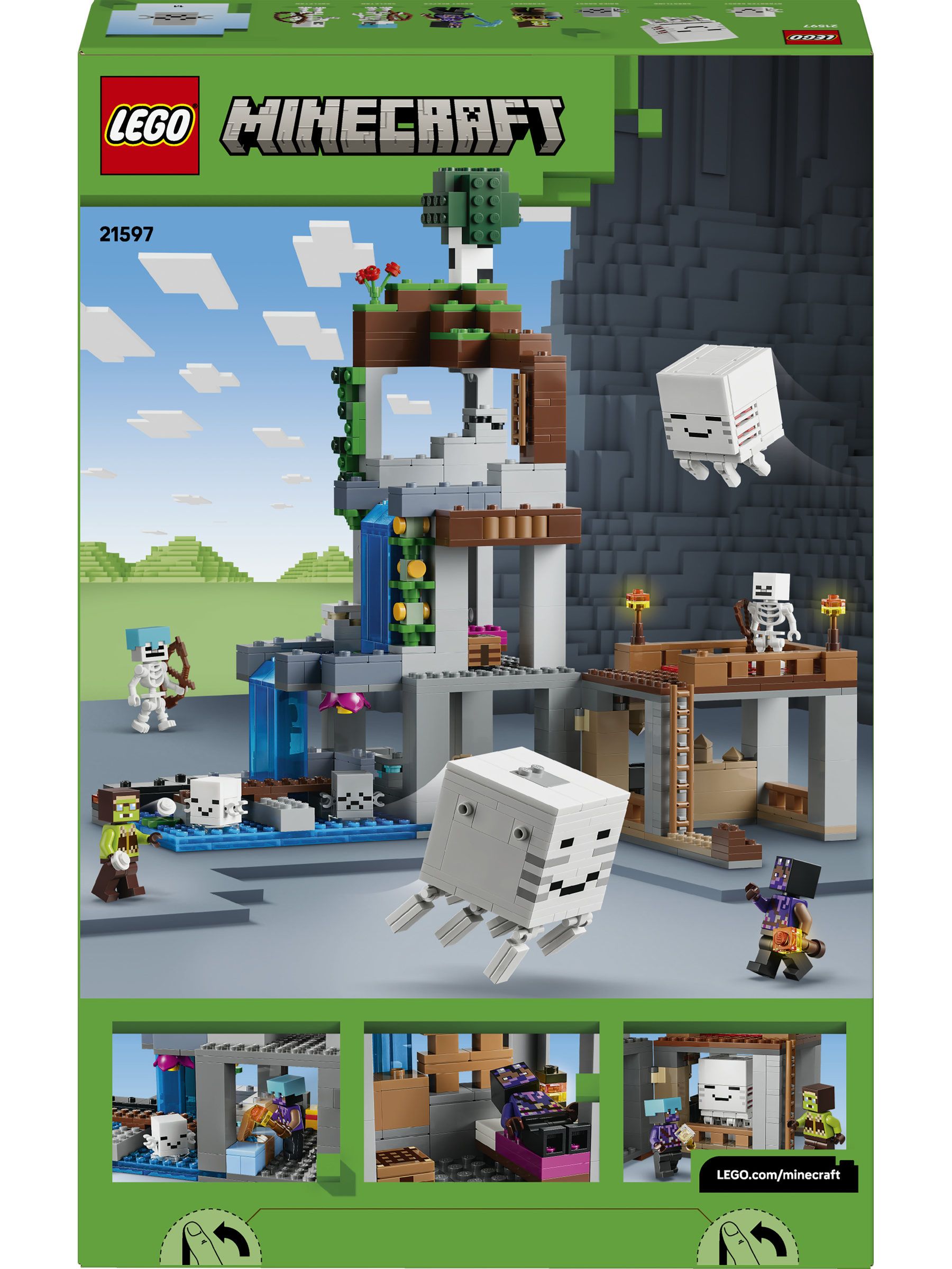 LEGO Minecraft Ghast Station building set, imported from the UK