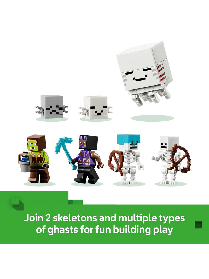 LEGO Minecraft Ghast Station building set, imported from the UK