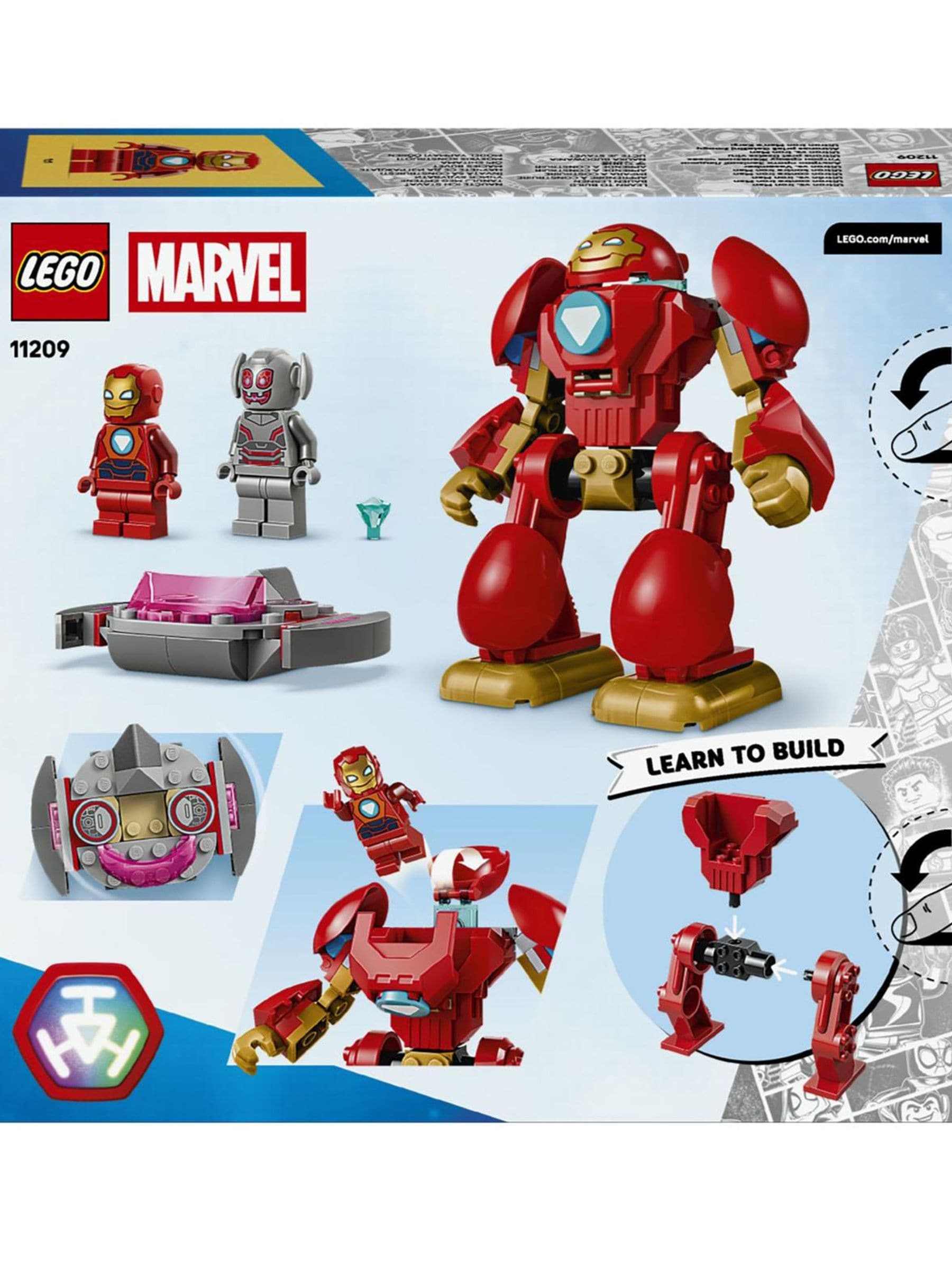 LEGO Marvel building set Iron Man and Ultron, imported from the UK