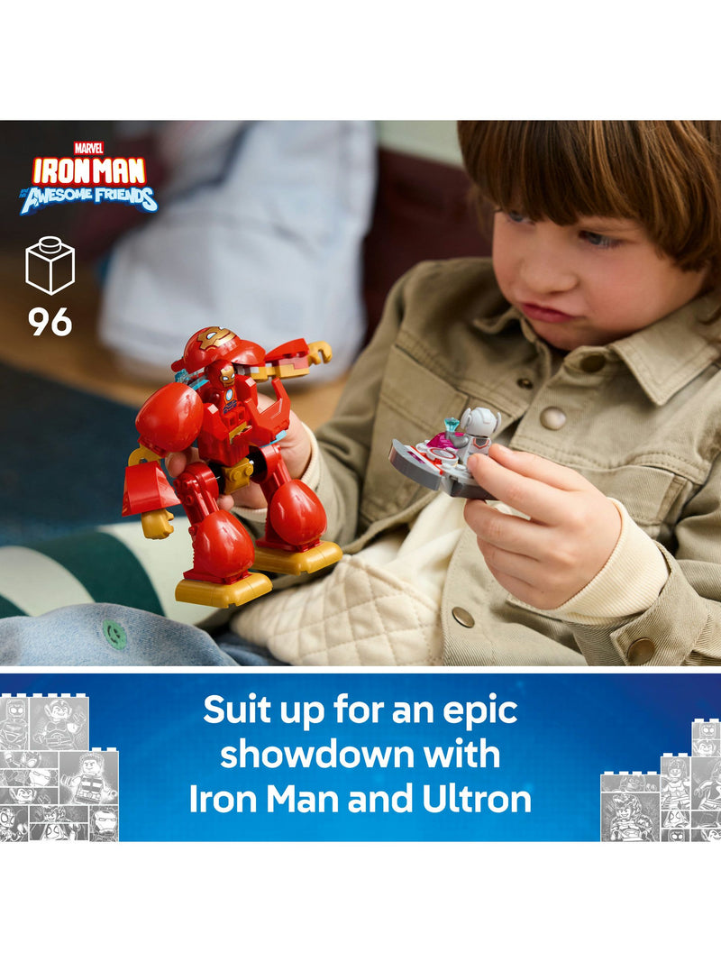 LEGO Marvel building set Iron Man and Ultron, imported from the UK