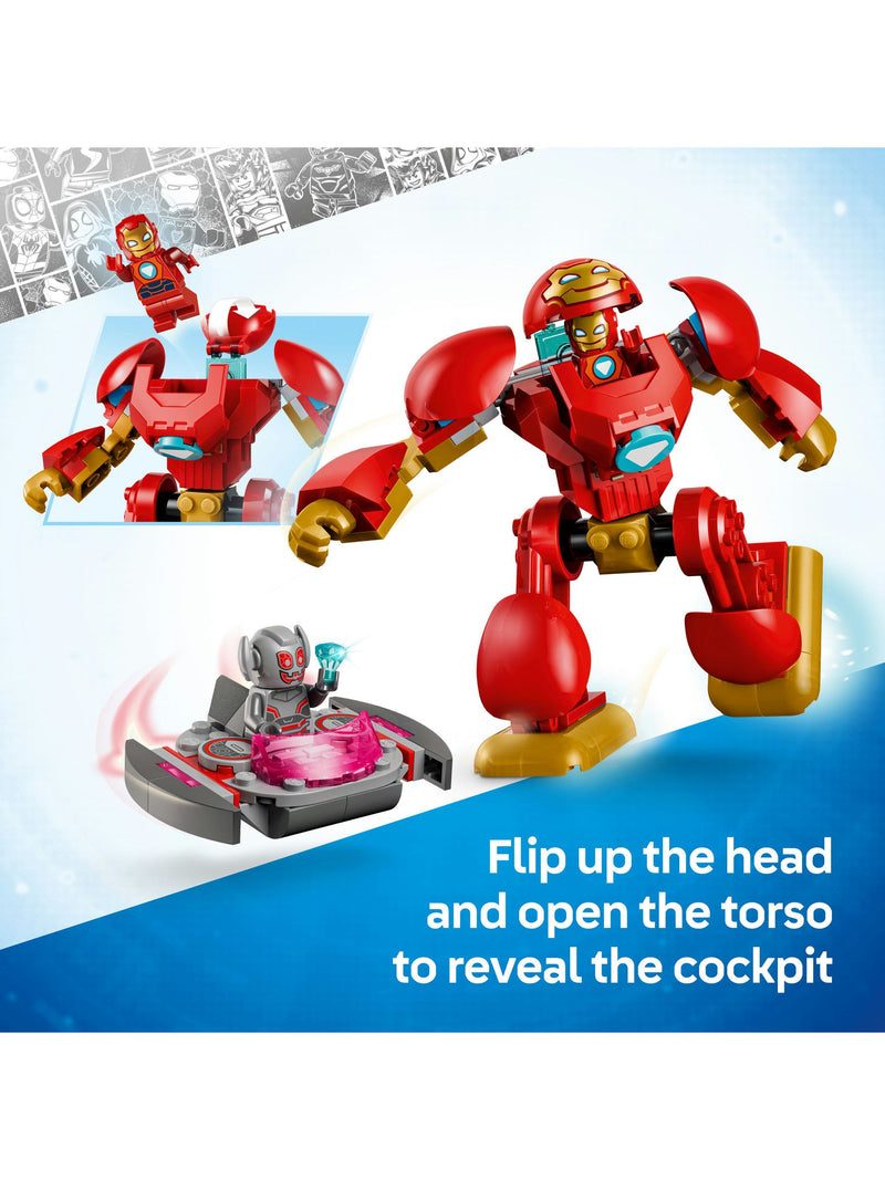 LEGO Marvel building set Iron Man and Ultron, imported from the UK