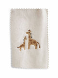 White Giraffe fleece baby blanket 100x90cm, UK version
