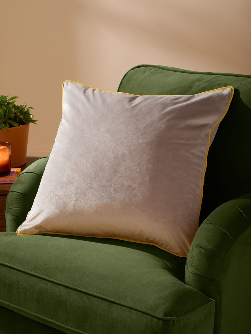 Furn Dove/Cylon Meridian Velvet 55 x 55cm Cushion Cover