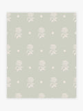 Cath Kidston wallpaper Sage Spitalfield Bunches 10m, imported from the UK