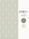 Cath Kidston wallpaper Sage Spitalfield Bunches 10m, imported from the UK