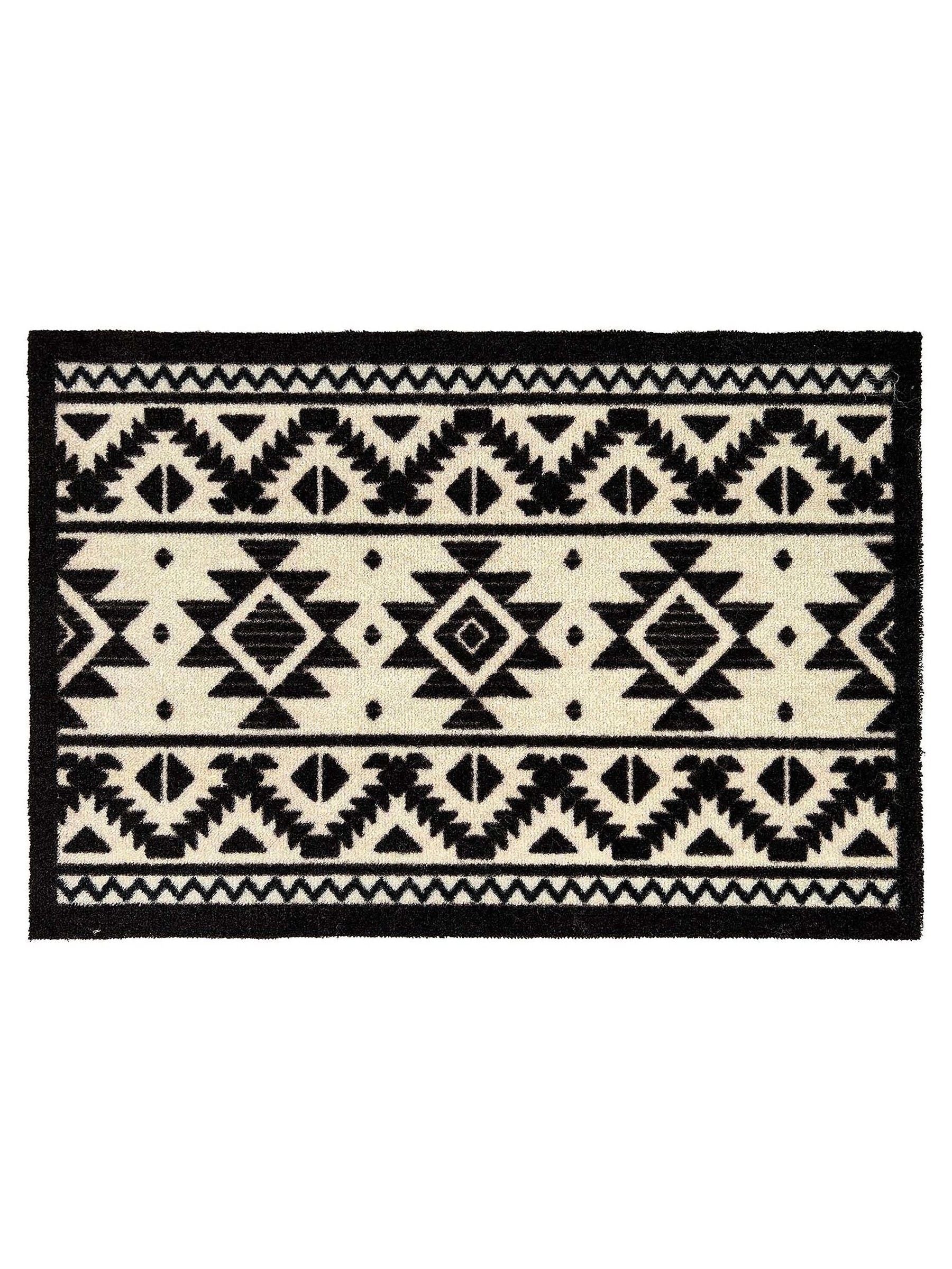 My Mat black print quick drying mat 75x50cm, UK version