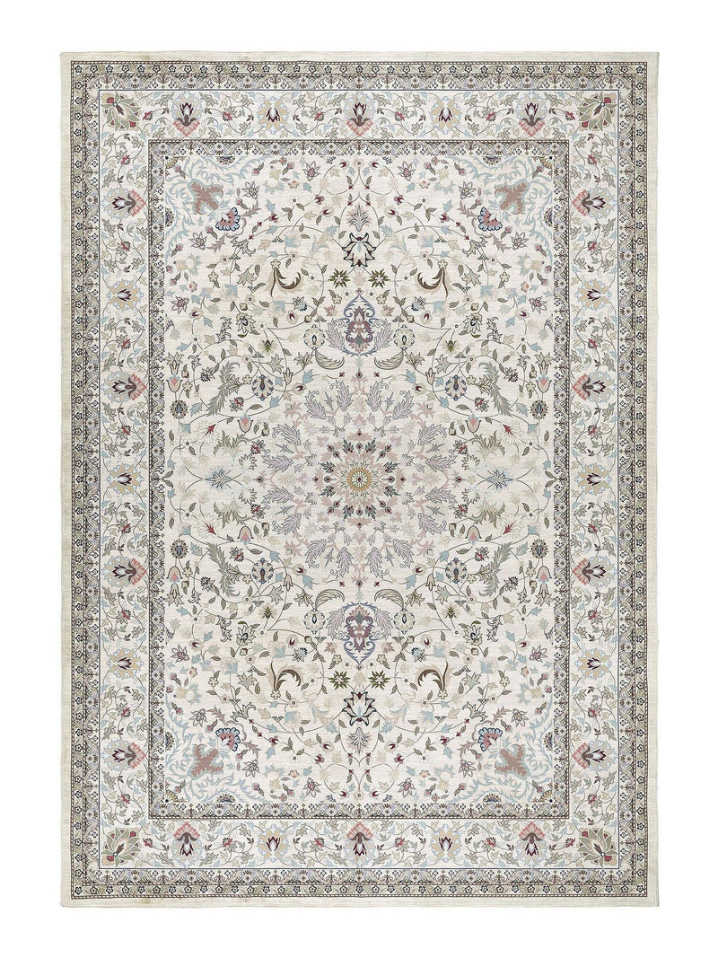 Origin Rugs washable Windsor rug in natural tones, imported from the UK