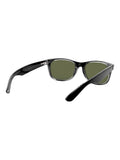 نظارات Ray-Ban New Wayfarer سوداء بحواف شفافة - منتج بريطاني