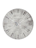 Thomas Kent Silver Starburst Oversized Wall Clock (British brand)