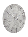Thomas Kent Silver Starburst Oversized Wall Clock (British brand)