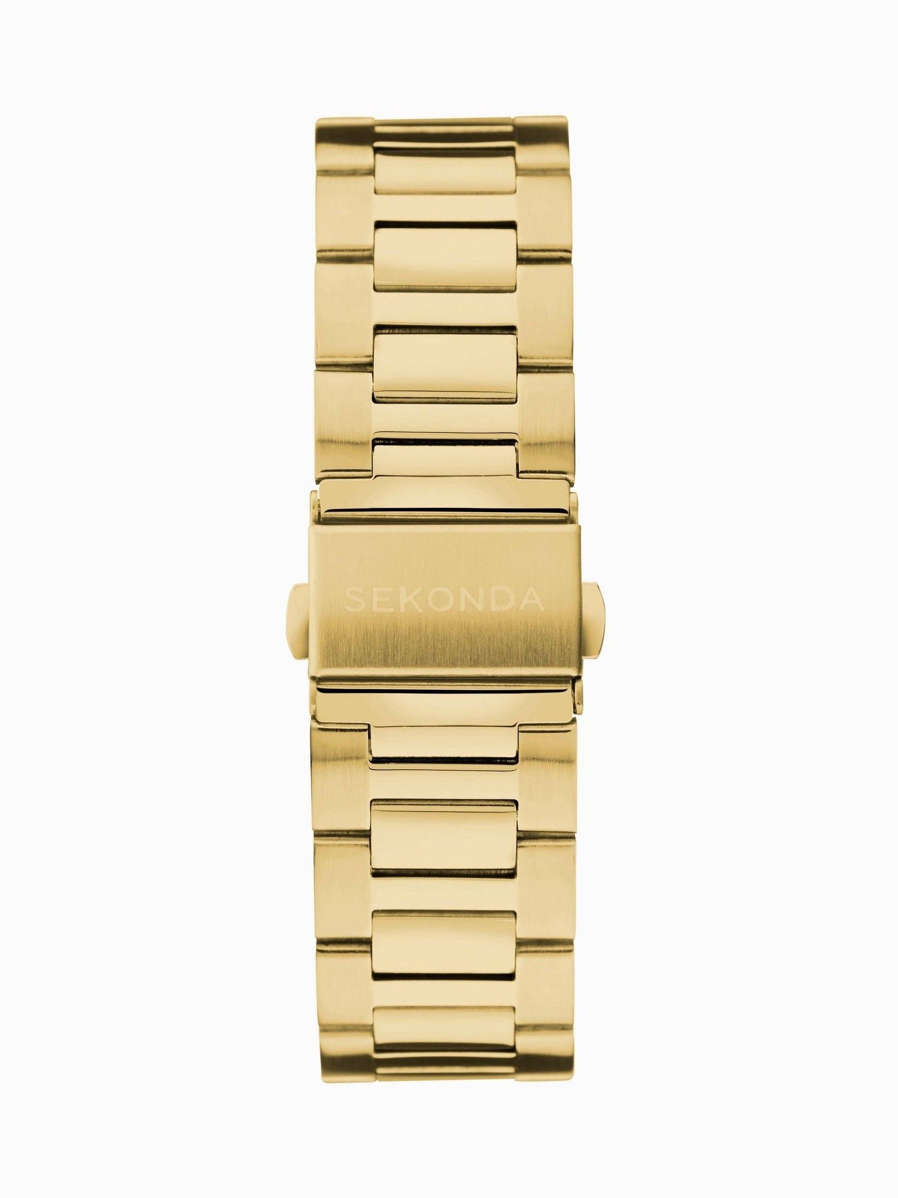 Sekonda gold tone analogue watch 43mm (British brand)