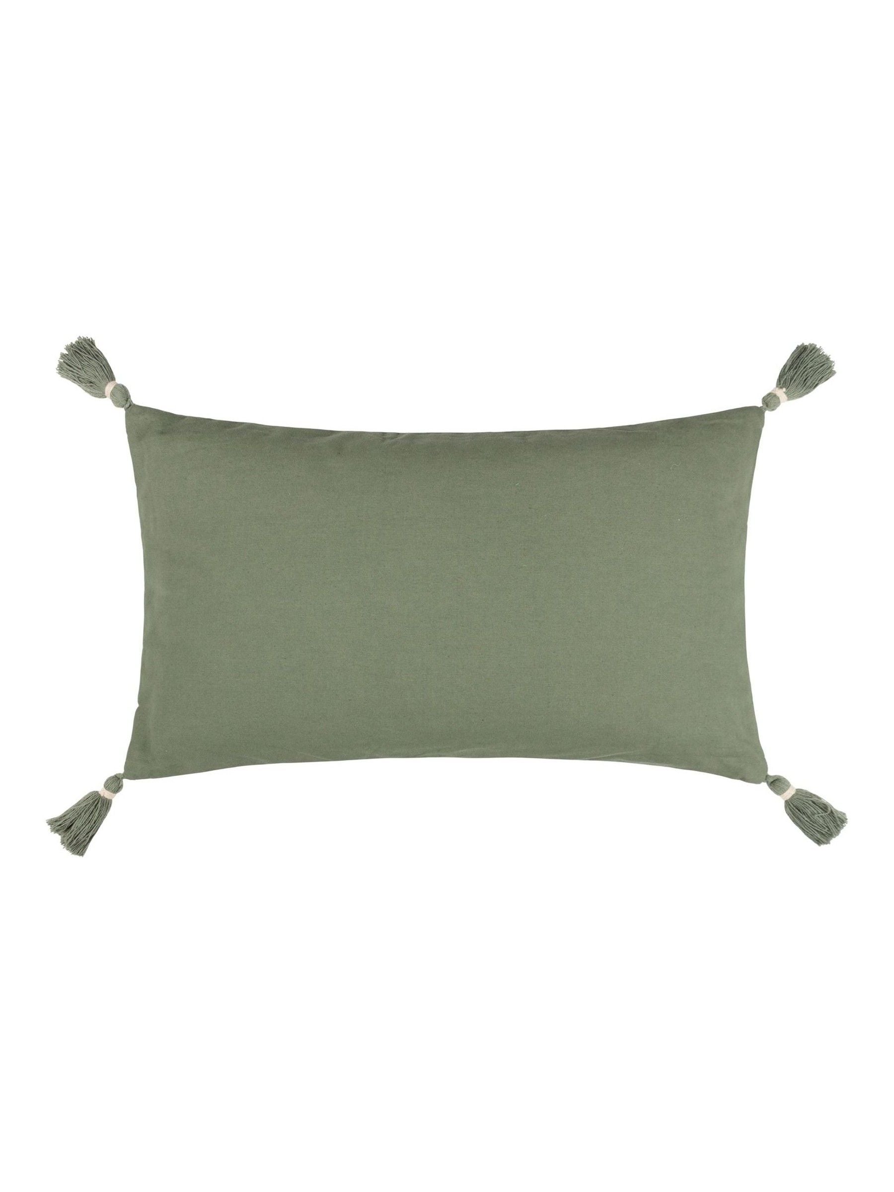 Yard eucalyptus green Caliche cushion - British product