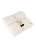 Yard cotton muslin throw warm white, UK version