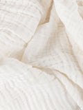 Yard cotton muslin throw warm white, UK version