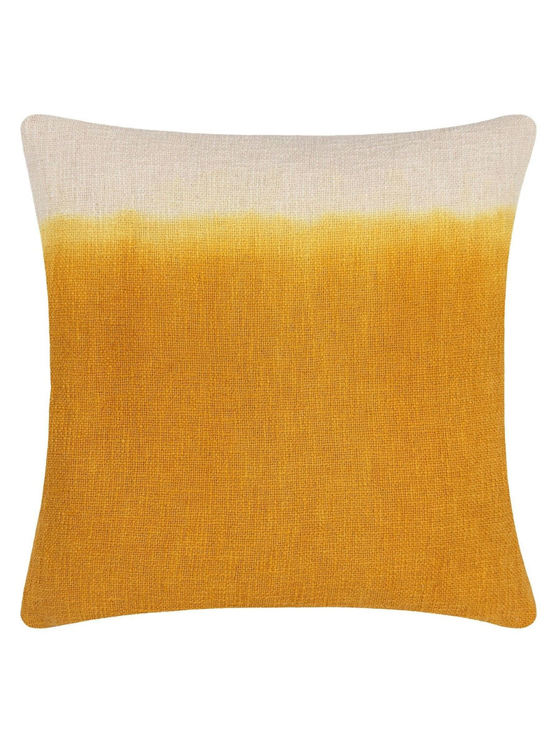 Furn Mizu cushion ochre yellow 50cm, imported from the UK